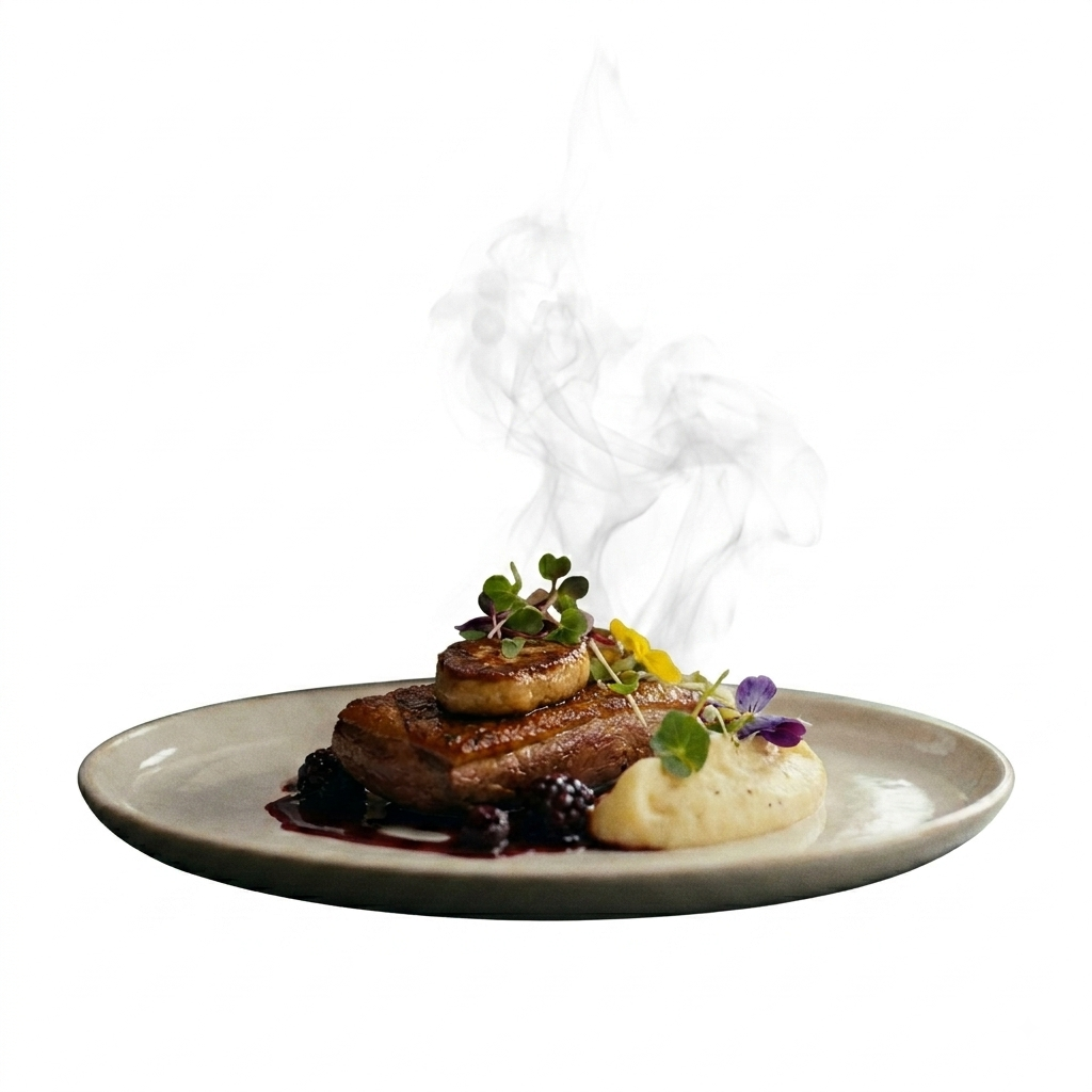 Plat d'alta cuina de Can Cuinat